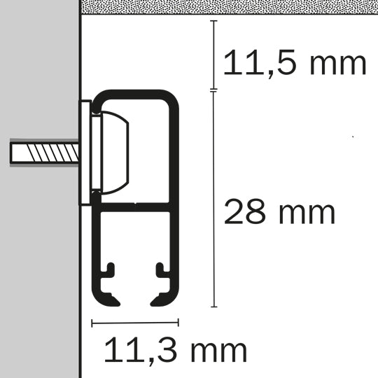 STAS cliprail pro (Kit installation inclus)