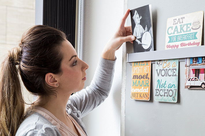 STAS papergrip: Compatible cimaise, facile à personnaliser.