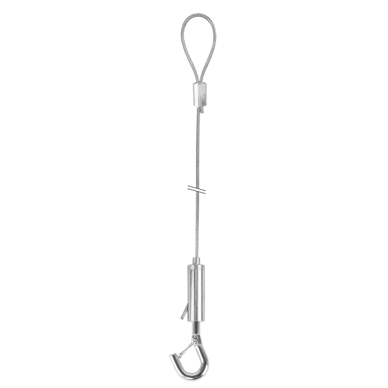STAS zipper convient pour attache tableau jusqu'à 20kg avec fil perlon ou câble acier.