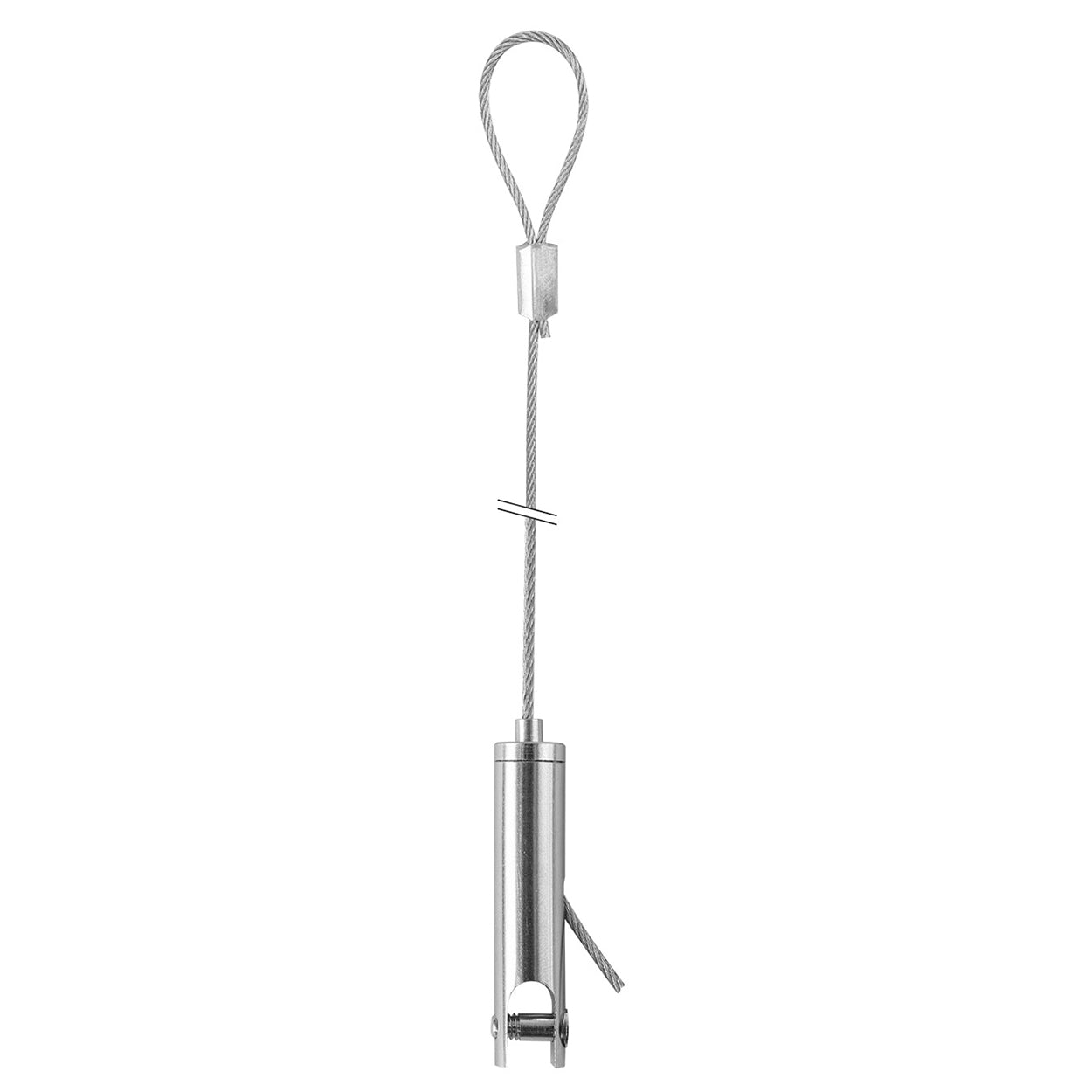 STAS zipper convient pour attache tableau jusqu'à 20kg avec fil perlon ou câble acier.