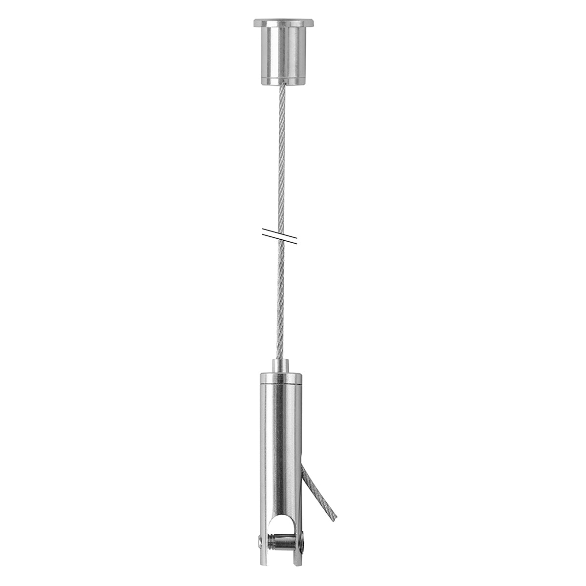 STAS zipper convient pour attache tableau jusqu'à 20kg avec fil perlon ou câble acier.