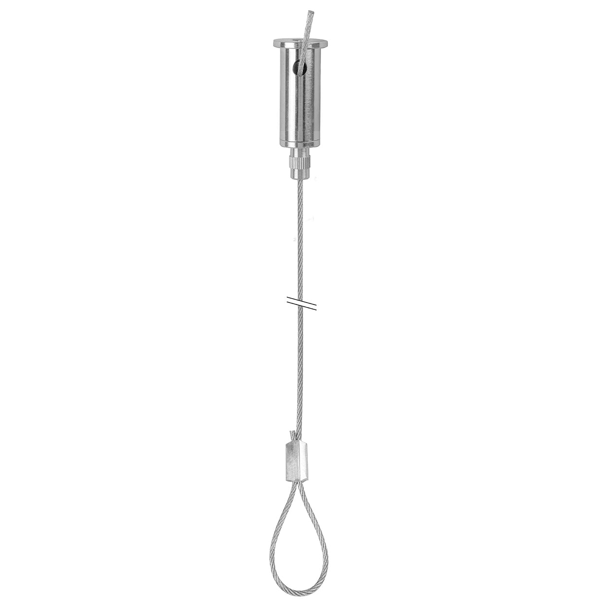 STAS zipper convient pour attache tableau jusqu'à 20kg avec fil perlon ou câble acier.