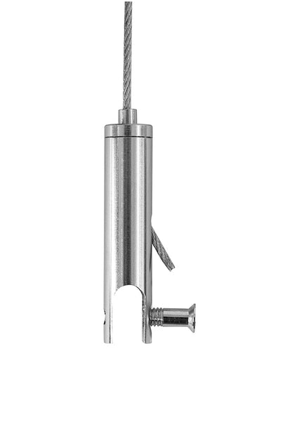 STAS zipper: pour accrocher tableaux avec sécurité, compatible câbles et fils Perlon.