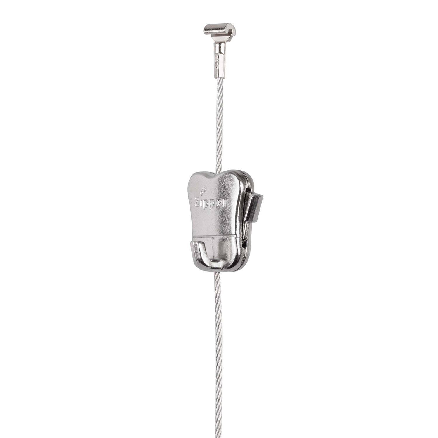 STAS zipper: pour accrocher tableaux avec sécurité, compatible câbles et fils Perlon.
