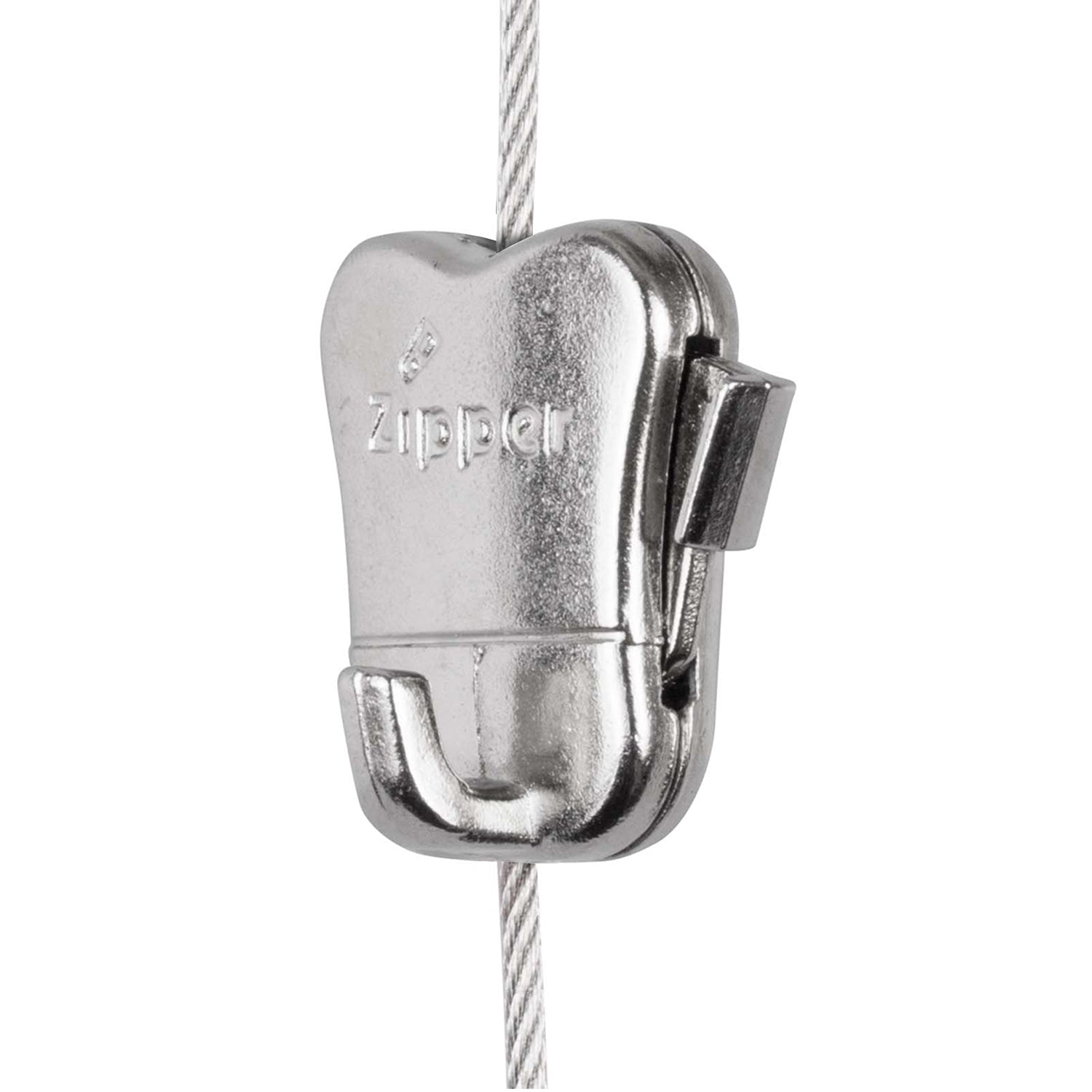 STAS zipper convient pour attache tableau jusqu'à 20kg avec fil perlon ou câble acier.