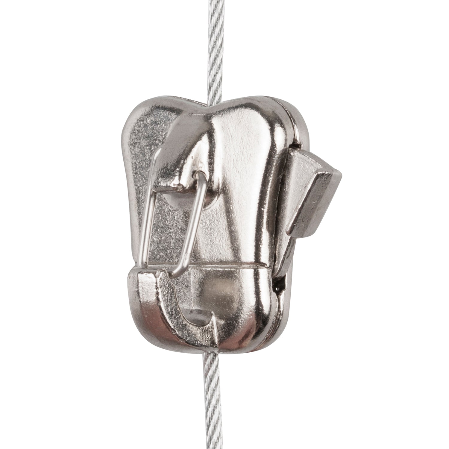 STAS zipper convient pour attache tableau jusqu'à 20kg avec fil perlon ou câble acier.