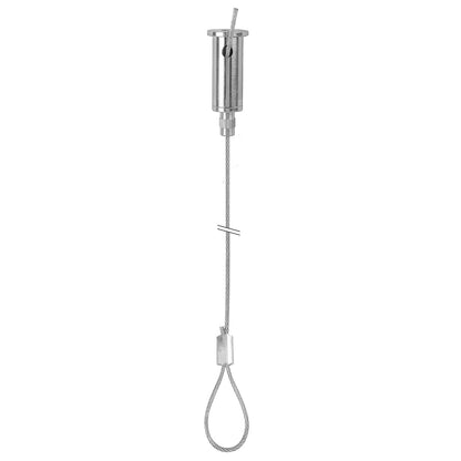 STAS zipper convient pour attache tableau jusqu'à 20kg avec fil perlon ou câble acier.