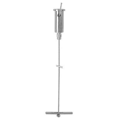 STAS kit de suspension: câble acier 1,5 mm, fixation réglable au plafond.