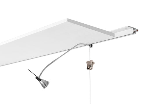 STAS multirail flat blanc 200 cm - (Kit installation inclus)