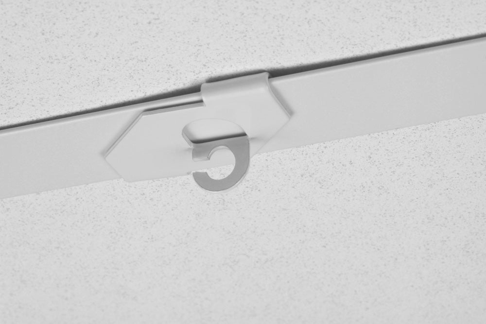 Accroche plafond suspendu, lot de 5, usage avec cordon et boucle.