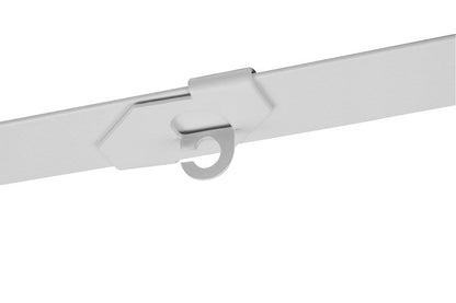 Crochet de plafond suspendu pour cordon avec boucle, supporte 2,5kg.