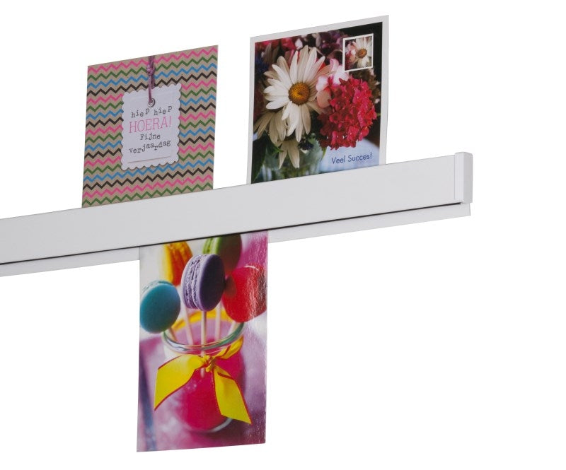 STAS papergrip: Rail pour accrocher papiers et posters facilement.