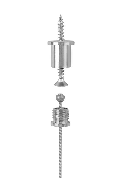 STAS kit de suspension avec serre-câble filetage M10 et fixation au plafond